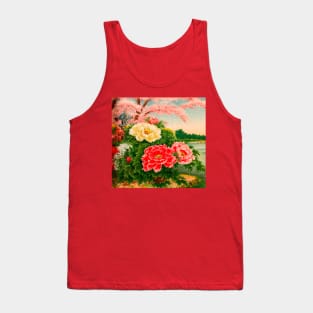 Colorful flowers Tank Top